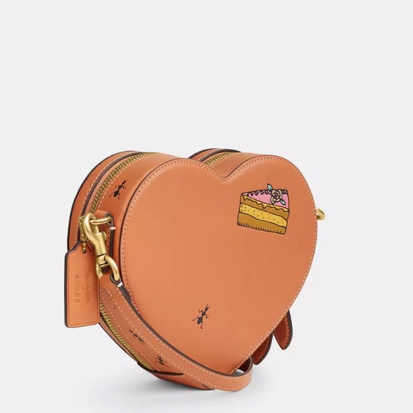 NWT💃Coach Coach X Observed By Us Heart Crossbody Bag - Picture 8 of 15